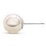 Pearl Stud Earrings With 9MM AA Japanese Akoya Pearls In 14 Karat White Gold Image-4