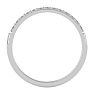 1/4 Carat Moissanite Wedding Band In 14 Karat White Gold
 Image-3