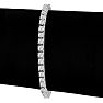 4 1/2 Carat Lab Grown Diamond Tennis Bracelet In 14 Karat White Gold, 6 Inches Image-4