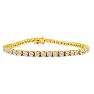 5 Carat Lab Grown Diamond Tennis Bracelet In 14 Karat Yellow Gold, 7 Inches Image-1