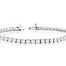 9 Carat Lab Grown Diamond Tennis Bracelet In 14 Karat White Gold, 9 Inches Image-2