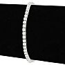 9 Carat Lab Grown Diamond Tennis Bracelet In 14 Karat White Gold, 9 Inches Image-4
