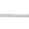 10 1/2 Carat Lab Grown Diamond Tennis Bracelet In 14 Karat White Gold, 6 1/2 Inches Image-2