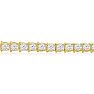 9 1/2 Carat Lab Grown Diamond Tennis Bracelet In 14 Karat Yellow Gold, 6 Inches Image-2