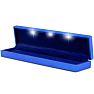 Bracelet Jewelry Box With Light and Blue Velvet Interior Image-2