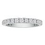 .42ct Diamond Almost Eternity Band in 14k White Gold Image-1