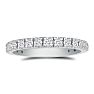 .42ct Diamond Almost Eternity Band in 14k White Gold Image-3