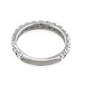 1ct Diamond Almost Eternity Band in 14k White Gold. Incredible Value On Natural, Earth-Mined Diamonds! Image-2