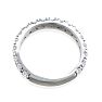 1ct Diamond Almost Eternity Band in 14k White Gold. Incredible Value On Natural, Earth-Mined Diamonds! Image-3