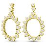 1 3/4 Carat Diamond Drop Earrings In 14 Karat Yellow Gold Image-1