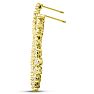 1 3/4 Carat Diamond Drop Earrings In 14 Karat Yellow Gold Image-4