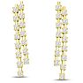 1 3/4 Carat Diamond Drop Earrings In 14 Karat Yellow Gold Image-2