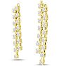 1 3/4 Carat Diamond Drop Earrings In 14 Karat Yellow Gold Image-3