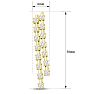 1 3/4 Carat Diamond Drop Earrings In 14 Karat Yellow Gold Image-5