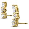 1 1/3 Carat Diamond Ear Climbers In 14 Karat Yellow Gold Image-3