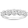 1 1/4 Carat Lab Grown Diamond Five Stone Ring Platinum Image-1