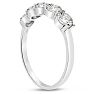 1 1/4 Carat Lab Grown Diamond Five Stone Ring Platinum Image-2