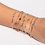 6x4mm Peridot Mirrored Chain Bracelet In 14K Yellow Gold Image-2