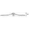 1 Carat Moissanite Bolo Bracelet In Sterling Silver, Adjustable 6-9 Inches Image-4