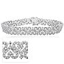 Exclusive Closeout: New 1ct Diamond Bracelet in Beautiful Heart Motif. Very Finely Crafted. Image-1
