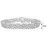 Exclusive Closeout: New 1ct Diamond Bracelet in Beautiful Heart Motif. Very Finely Crafted. Image-2