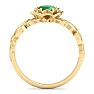 Emerald Ring: 3/4 Carat Emerald Ring Image-3