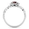 Garnet Ring: 1 Carat Garnet Ring Image-3