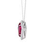 Ruby Necklace: 1 3/4 Carat Ruby and Diamond Necklace Image-3
