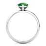 Emerald Ring: 1 Carat Emerald Ring Image-3