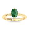 Emerald Ring: 1 Carat Emerald Ring Image-1
