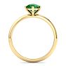 Emerald Ring: 1 Carat Emerald Ring Image-3