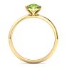 Peridot Ring: 1 Carat Peridot Ring Image-3