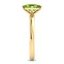 Peridot Ring: 1 Carat Peridot Ring Image-4