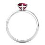 Ruby Ring: 1 Carat Ruby Ring Image-3