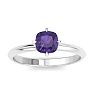 Amethyst Ring: 1 Carat Amethyst Ring Image-1
