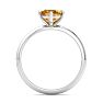 Citrine Ring: 1 Carat Citrine Ring Image-3