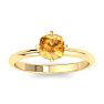 Citrine Ring: 1 Carat Citrine Ring Image-1