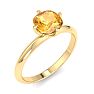Citrine Ring: 1 Carat Citrine Ring Image-2