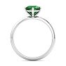 Emerald Ring: 1 Carat Emerald Ring Image-3