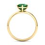 Emerald Ring: 1 Carat Emerald Ring Image-3