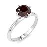 Garnet Ring: 1 Carat Garnet Ring Image-2