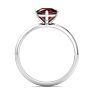 Garnet Ring: 1 Carat Garnet Ring Image-3