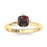 Garnet Ring: 1 Carat Garnet Ring Image-1
