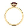 Garnet Ring: 1 Carat Garnet Ring Image-3