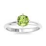 Peridot Ring: 1 Carat Peridot Ring Image-1