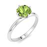 Peridot Ring: 1 Carat Peridot Ring Image-2