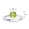Peridot Ring: 1 Carat Peridot Ring Image-5