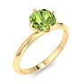 Peridot Ring: 1 Carat Peridot Ring Image-2