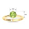 Peridot Ring: 1 Carat Peridot Ring Image-5