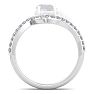 1/2 Carat Matching Diamond Band 14K White Gold Image-3
